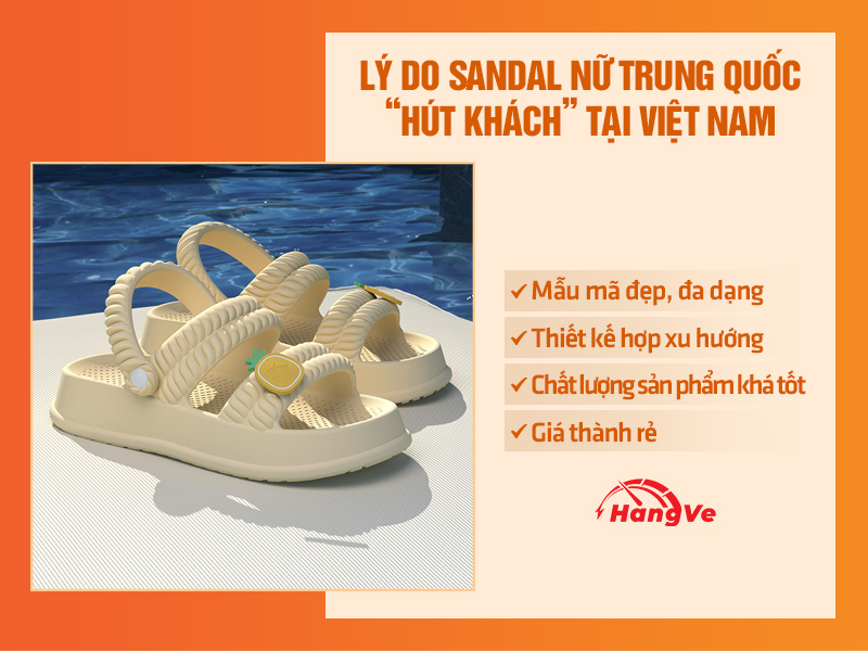 Bỏ túi 20+ shop bán sandal nữ Trung Quốc giá tốt, chất lượng online