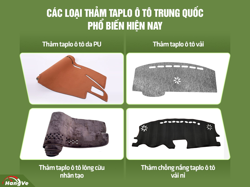 thảm taplo ô tô Trung Quốc