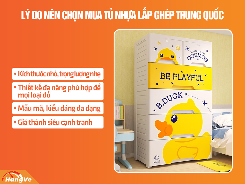 Tủ nhựa lắp ghép Trung Quốc