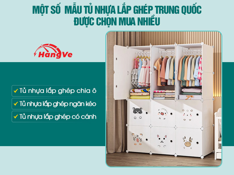 Tủ nhựa lắp ghép Trung Quốc