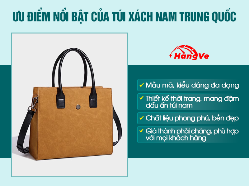 4 điểm thu hút của túi xách nam Trung Quốc khiến người mua mê mẩn