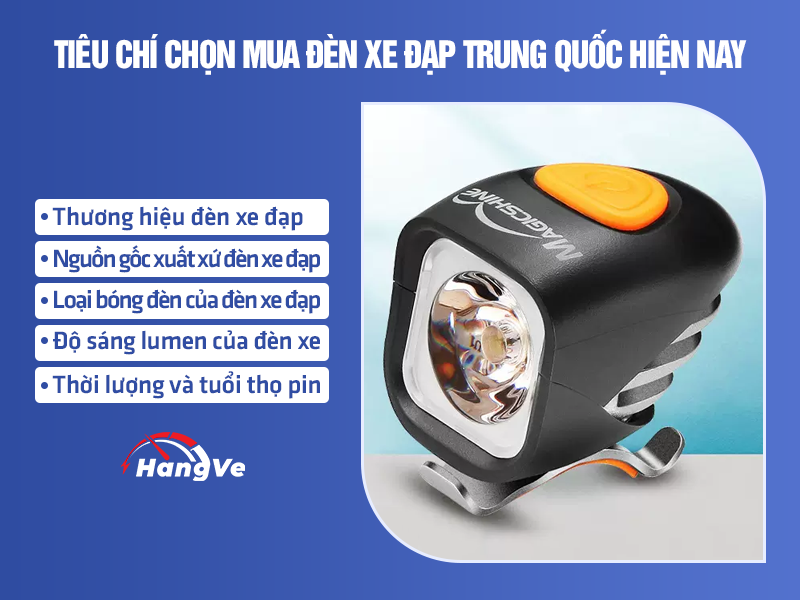 Đèn xe đạp Trung Quốc