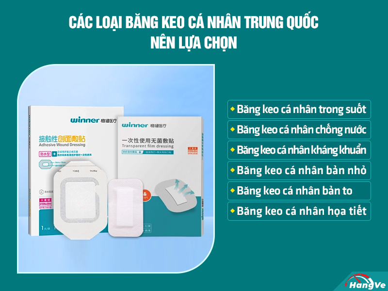 Băng keo cá nhân Trung Quốc