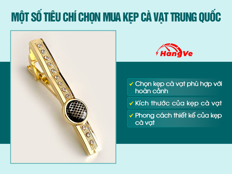 Hướng dẫn chọn mua kẹp cà vạt Trung Quốc đúng chuẩn cho bạn