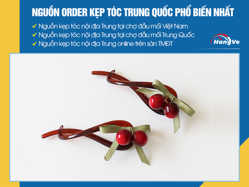 Nguồn order kẹp tóc Trung Quốc “1 vốn 4 lời” dân buôn phải biết