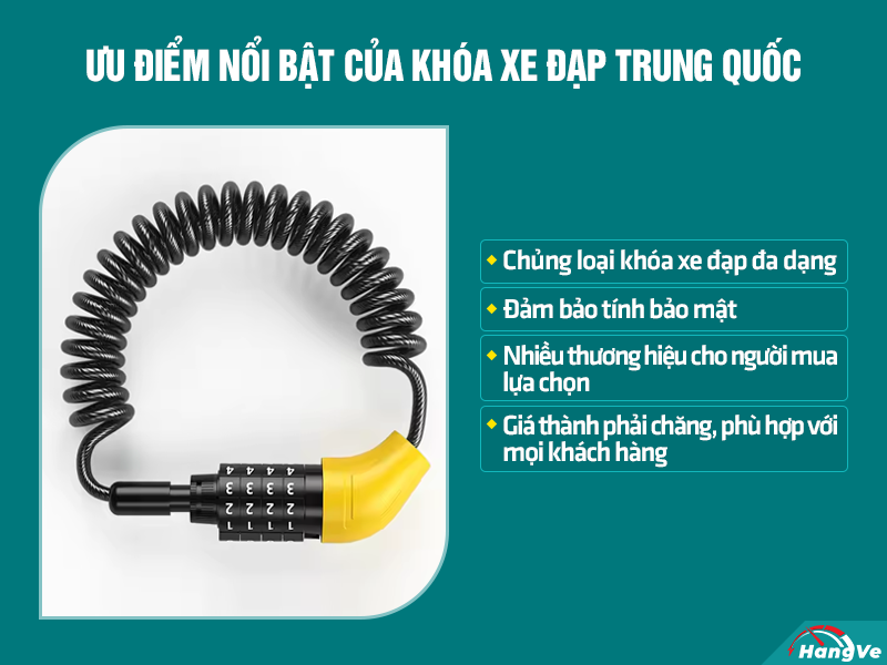 khóa xe đạp Trung Quốc