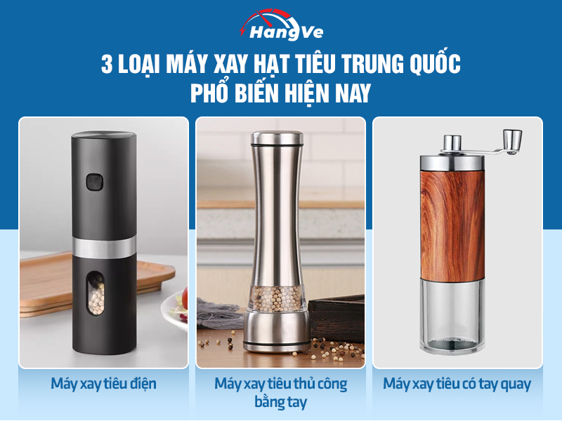 máy xay hạt tiêu Trung Quốc