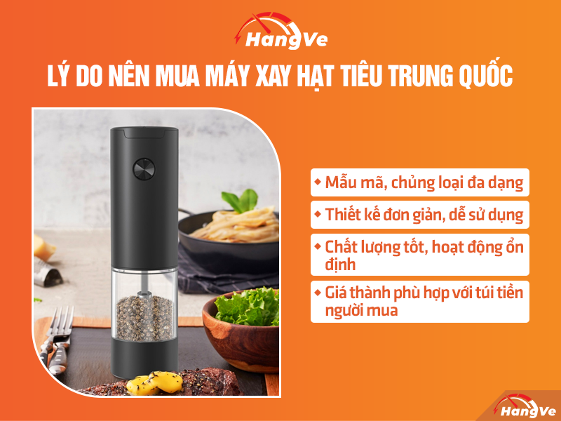 máy xay hạt tiêu Trung Quốc