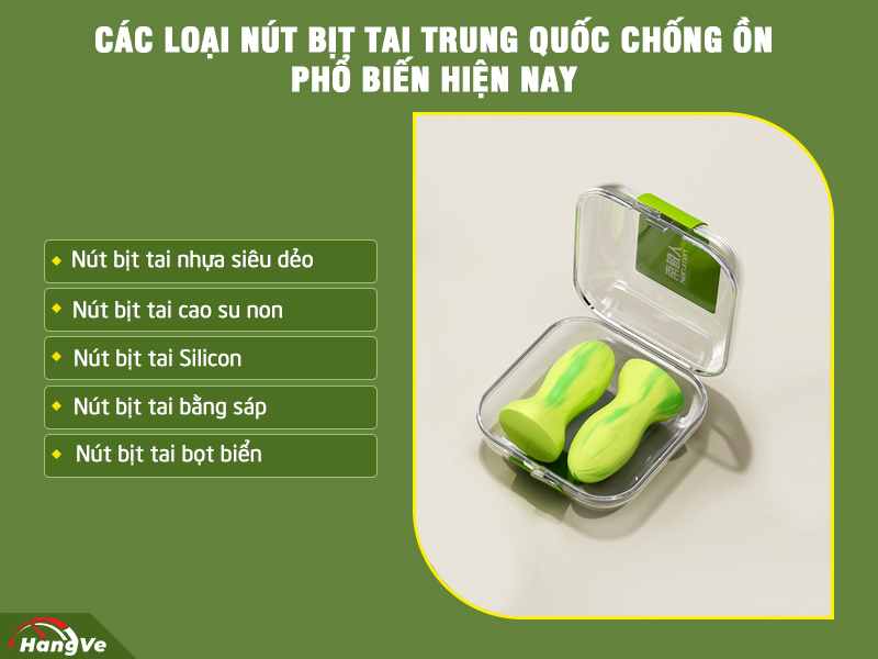 nút bịt tai chống ồn Trung Quốc