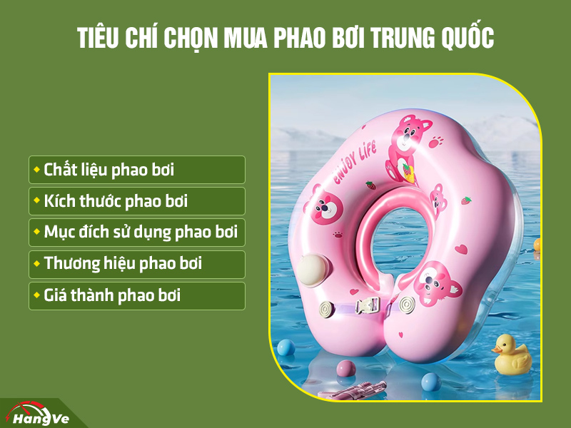 Nhập phao bơi Trung Quốc