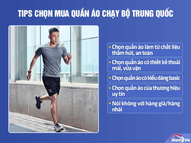 Quần áo chạy bộ Trung Quốc