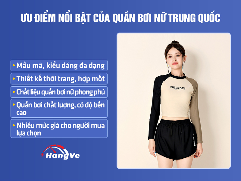 Quần bơi nữ Trung Quốc