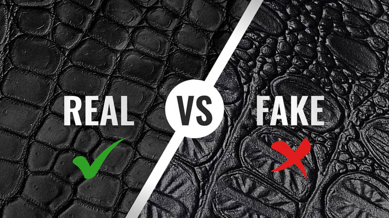 Phân biệt thắt lưng da cá sấu real và fake