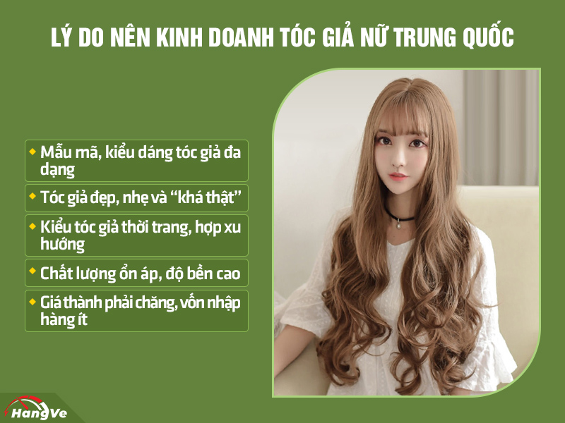 tóc giả nữ Trung Quốc