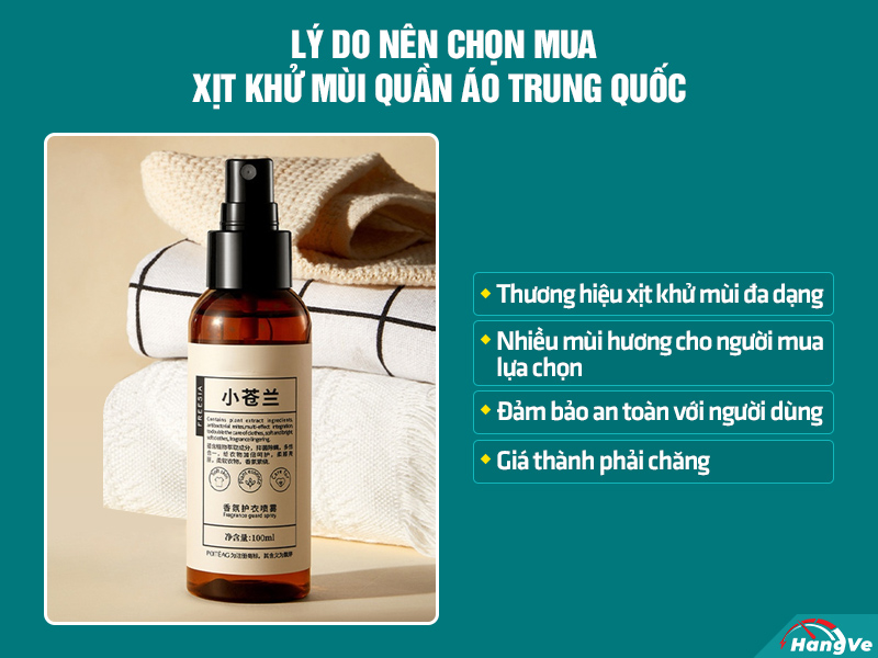 Tips chọn mua xịt khử mùi quần áo Trung Quốc đúng chuẩn cho bạn