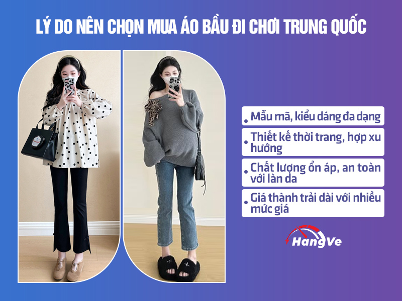 áo bầu đi chơi Trung Quốc