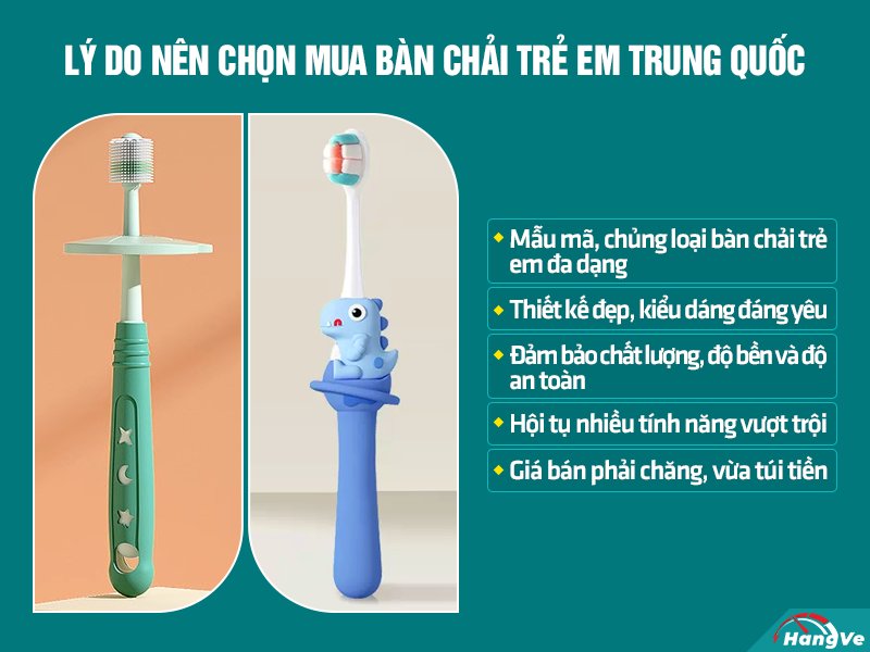 Bàn chải đánh răng trẻ em Trung Quốc