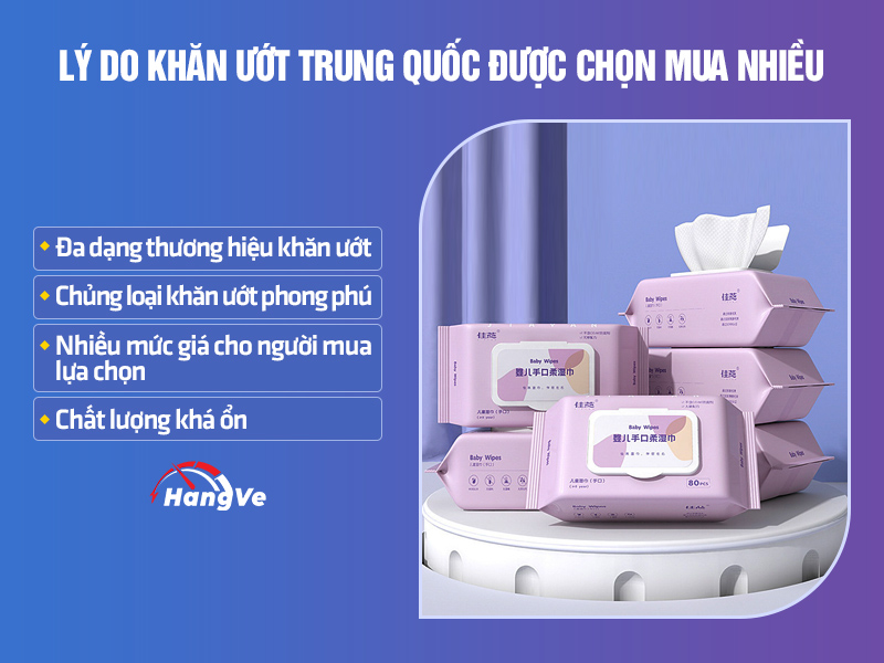 Khăn ướt Trung Quốc