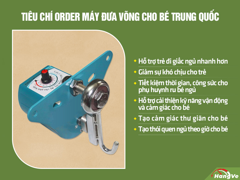 Máy đưa võng cho bé Trung Quốc