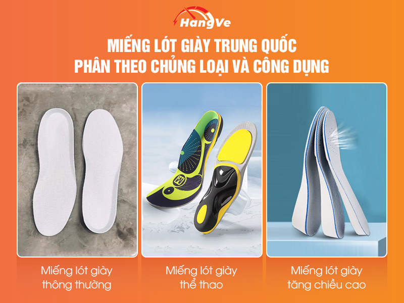 miếng lót giày Trung Quốc