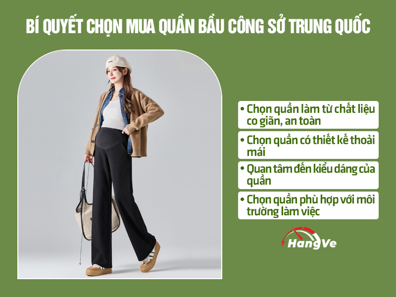 quần bầu công sở Trung Quốc