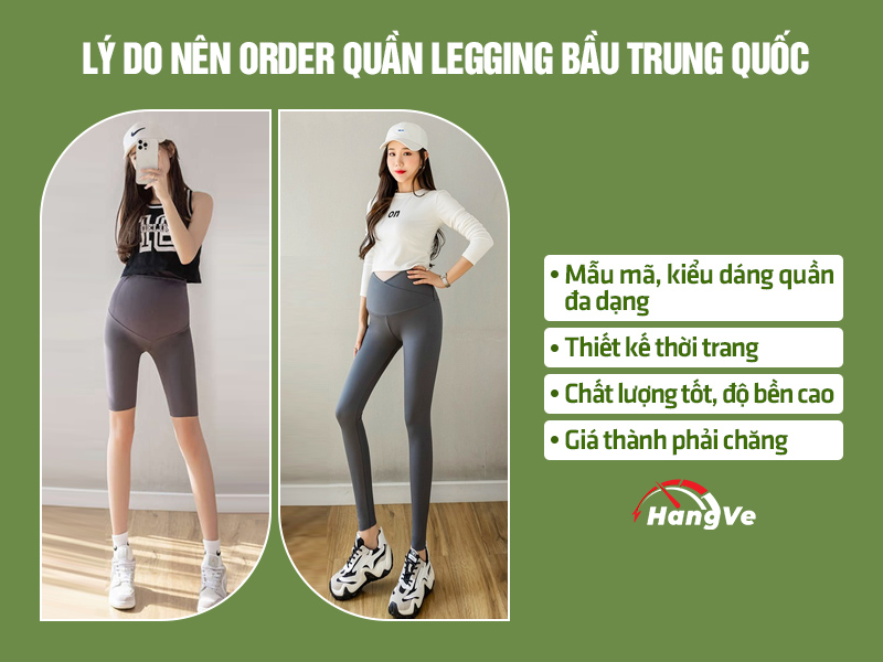 quần legging bầu Trung Quốc