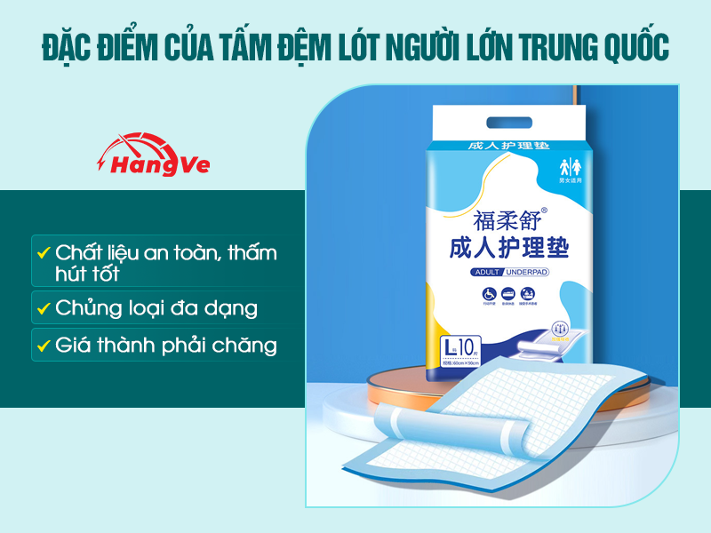 tấm đệm lót người lớn Trung Quốc