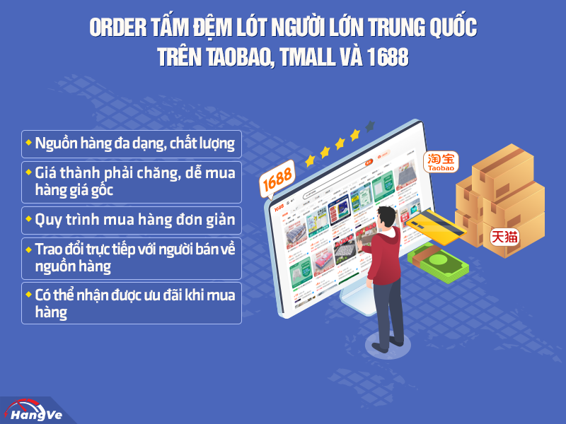 tấm đệm lót người lớn Trung Quốc