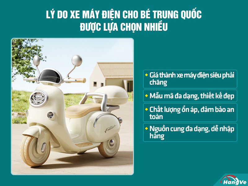 xe máy điện cho bé Trung Quốc