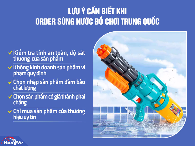 súng nước đồ chơi Trung Quốc