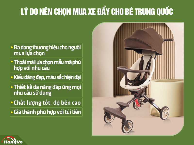 Xe đẩy cho bé Trung Quốc