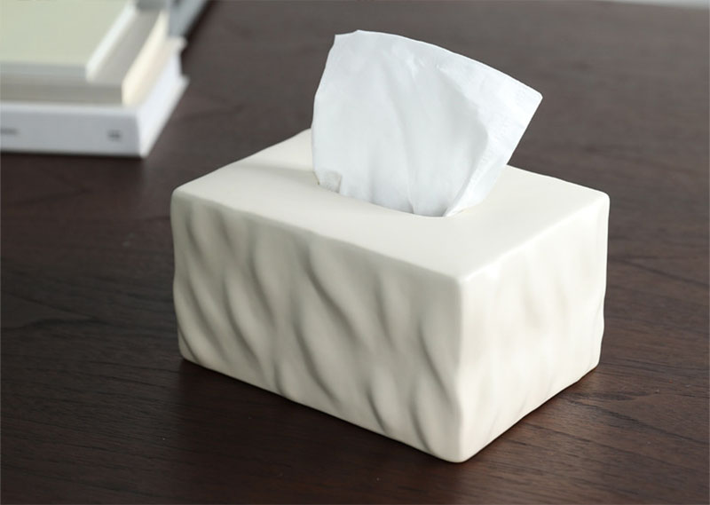 Hộp đựng giấy ăn bằng sứ