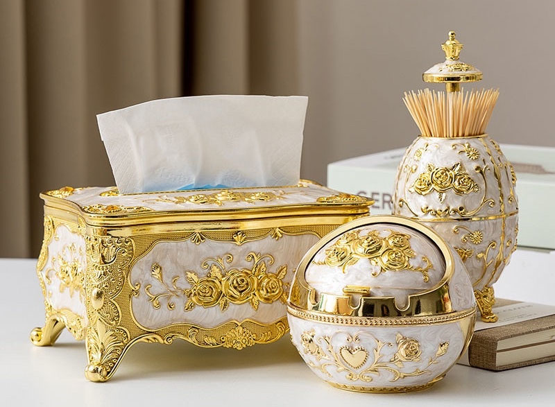Hộp đựng giấy ăn hoa văn
