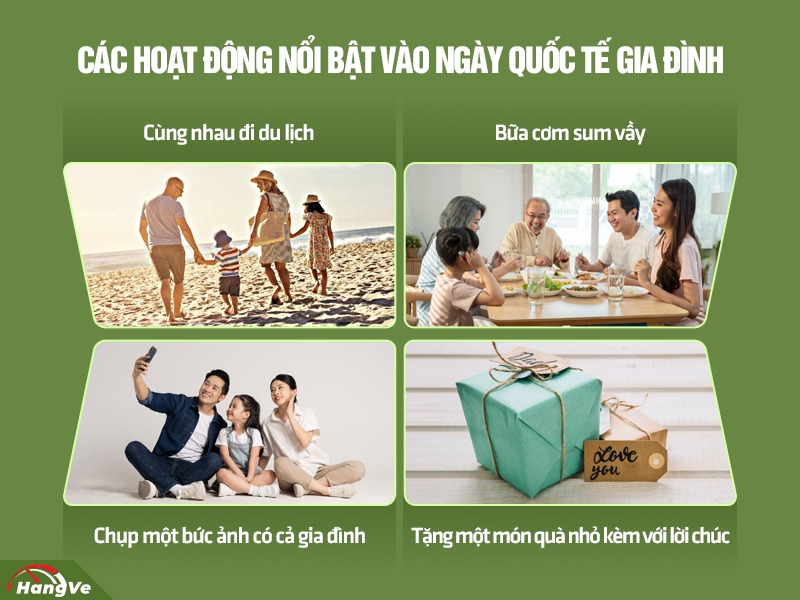 Các hoạt động nổi bật vào ngày Quốc tế gia đình