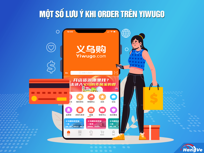 Một số lưu ý khi order trên Yiwugo