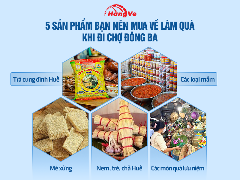 5 sản phẩm bạn nên mua về làm quà khi đi chợ Đông Ba