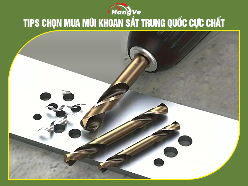 Tips chọn mua mũi khoan sắt Trung Quốc cực chất