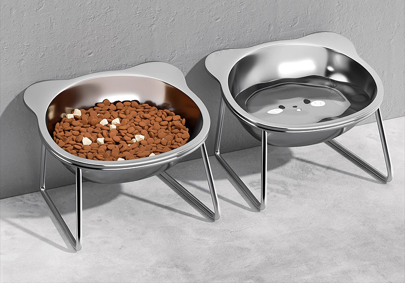 Bát ăn cho chó bằng inox