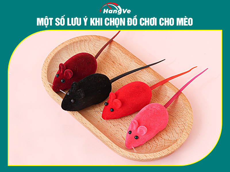 Một số lưu ý khi chọn đồ chơi cho mèo