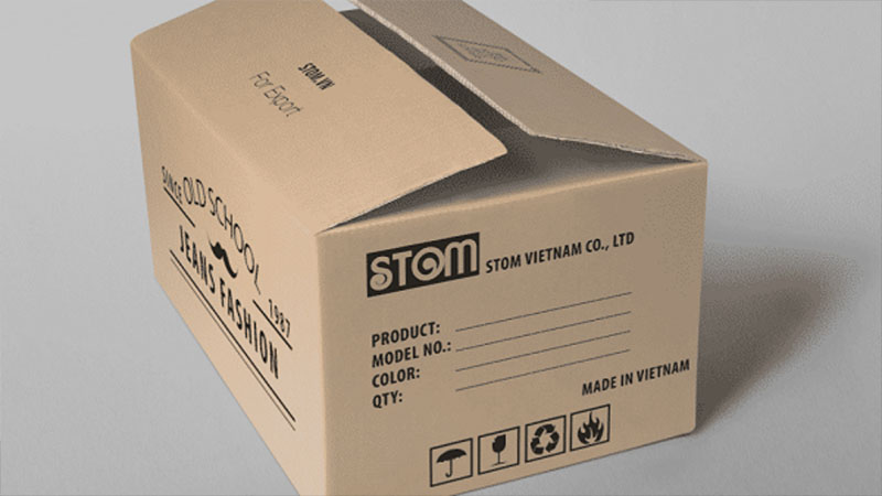 Hộp carton nắp chồm