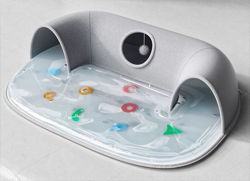 Đệm gel trong suốt cho mèo