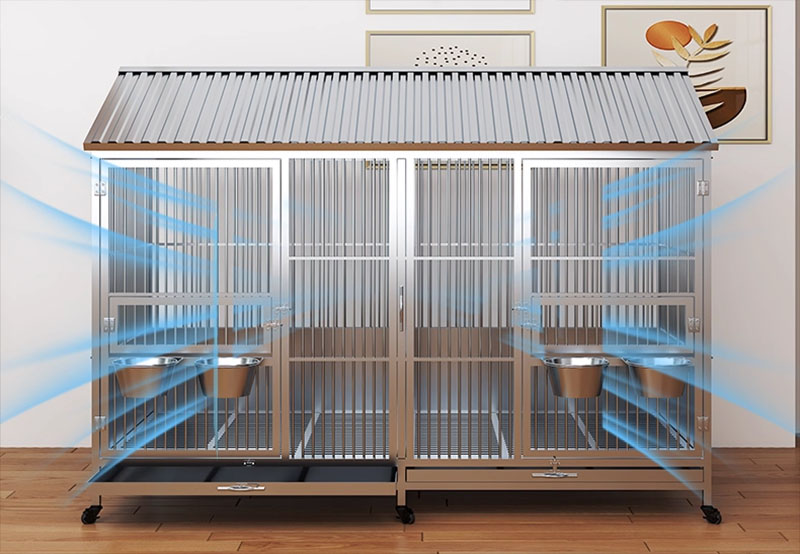 Nhà cho chó bằng inox