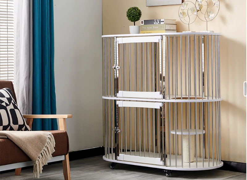 Nhà cho mèo bằng inox