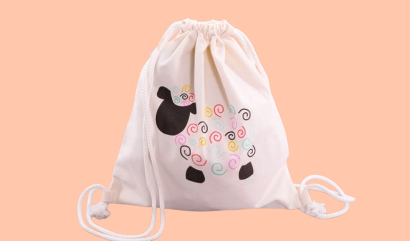 Balo dây rút vải canvas