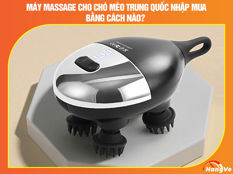 Máy massage cho chó mèo Trung Quốc nhập mua bằng cách nào?