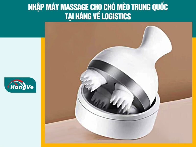 Nhập máy massage cho chó mèo Trung Quốc tại Hàng Về Logistics