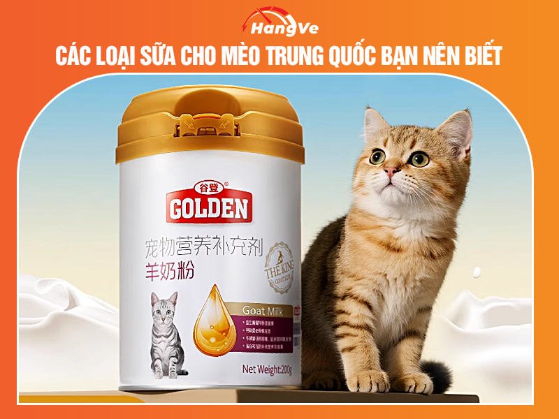 Các loại sữa cho mèo Trung Quốc bạn nên biết