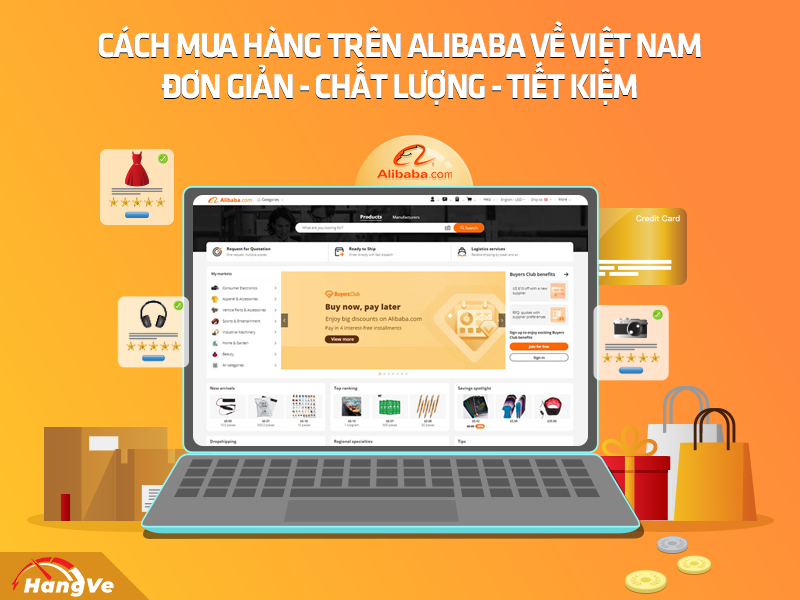 Mua hàng trên Alibaba