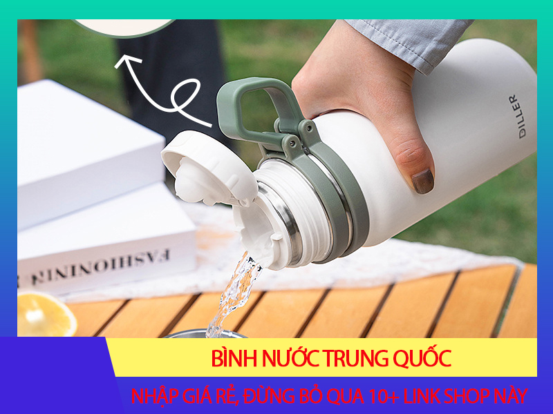 Nhập bình nước Trung Quốc giá rẻ, đừng bỏ qua 10+ link shop này