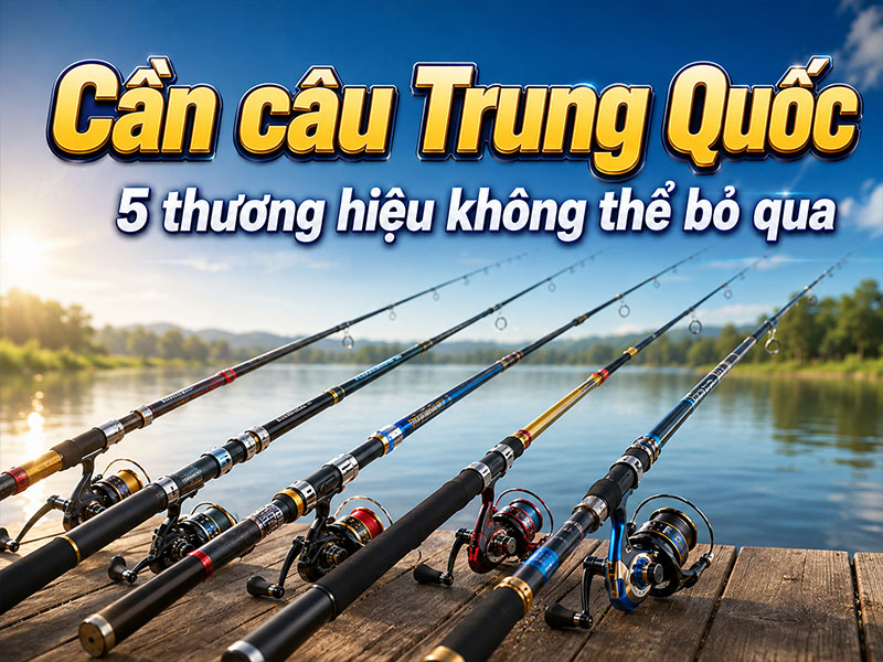 Nhập cần câu Trung Quốc ở đâu? Hãng nào nổi tiếng